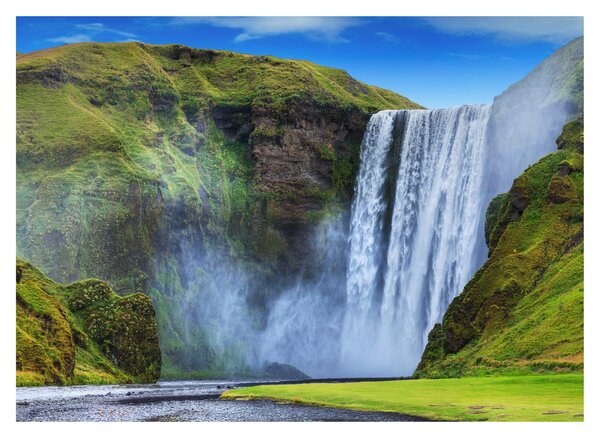 Obraz - Vodopád Seljalandsfoss (70x50 cm)
