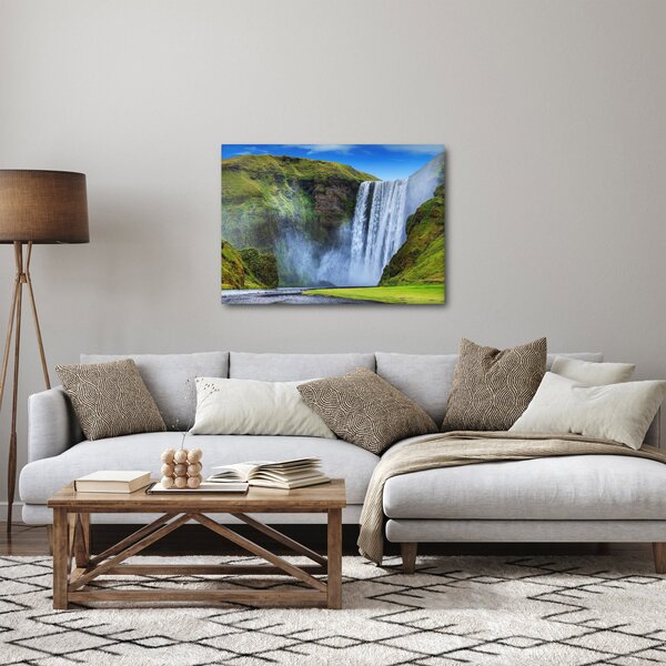 Obraz - Vodopád Seljalandsfoss (70x50 cm)