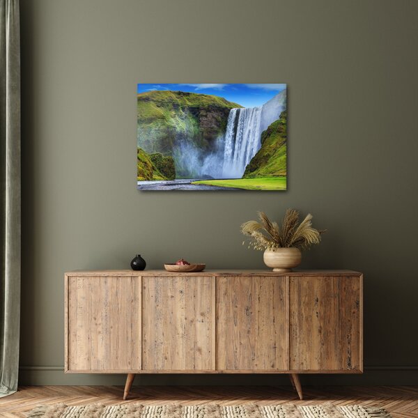 Obraz - Vodopád Seljalandsfoss (70x50 cm)