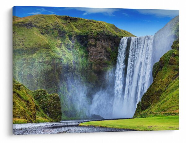 Obraz - Vodopád Seljalandsfoss (70x50 cm)