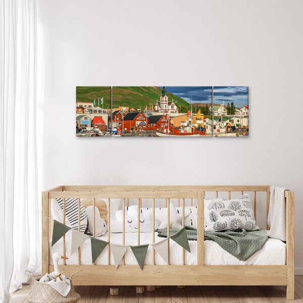 Obraz - Húsavík (170x50 cm)