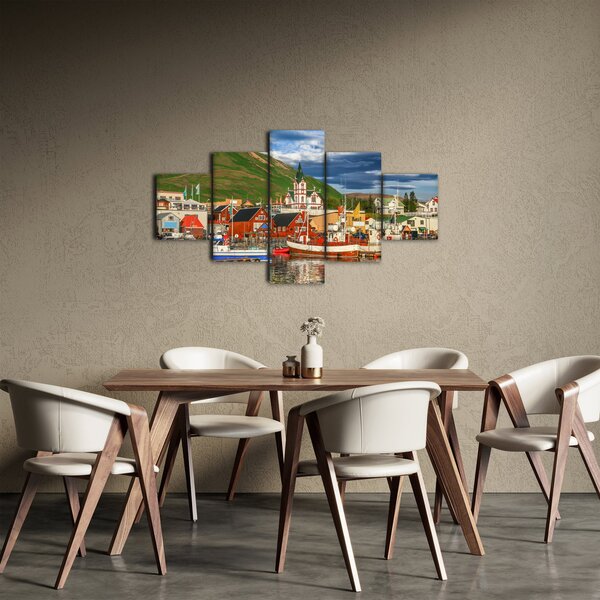 Obraz - Húsavík (125x70 cm)