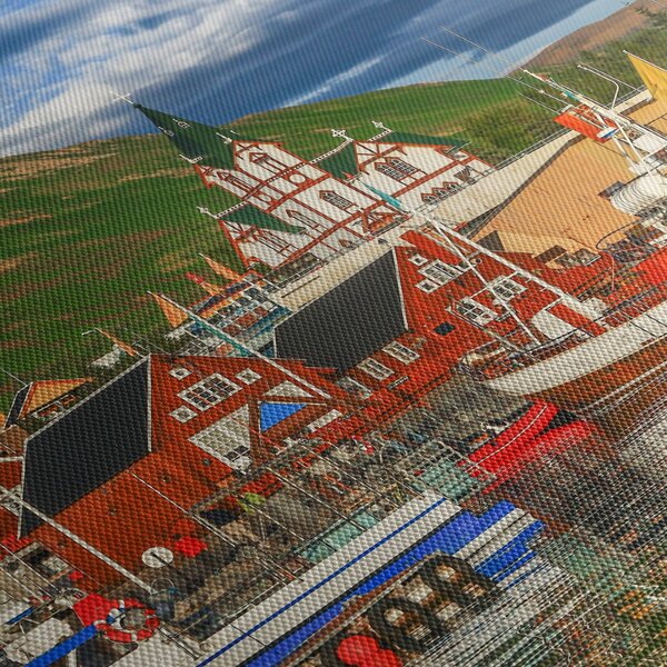 Obraz - Húsavík (210x100 cm)