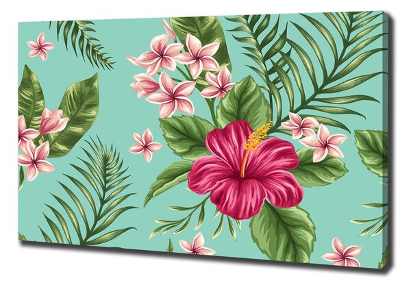 Foto obraz na plátně Havajské květiny pl-oc-100x70-f-78341444