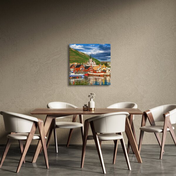 Obraz - Húsavík (30x30 cm)