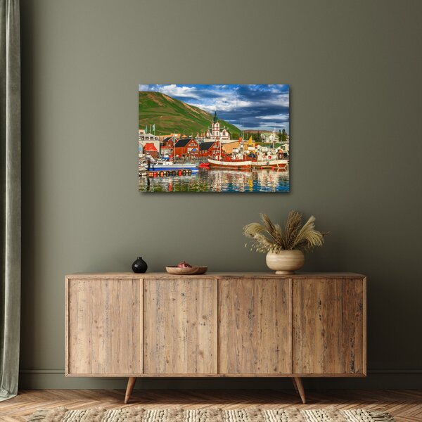 Obraz - Húsavík (70x50 cm)