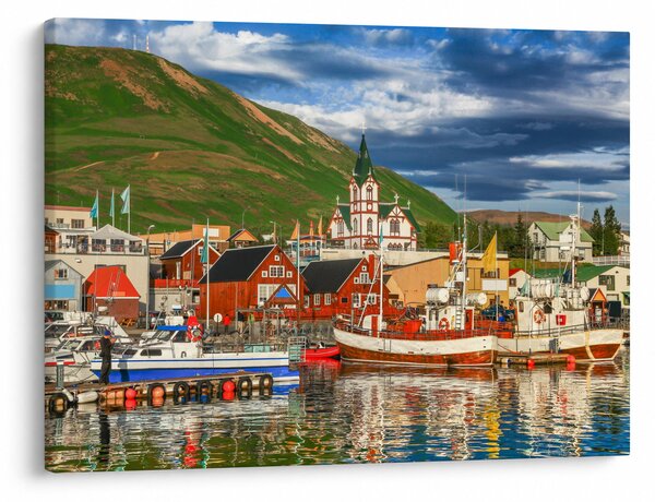 Obraz - Húsavík (70x50 cm)