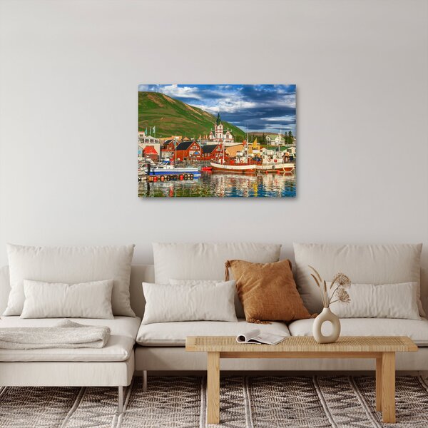 Obraz - Húsavík (70x50 cm)