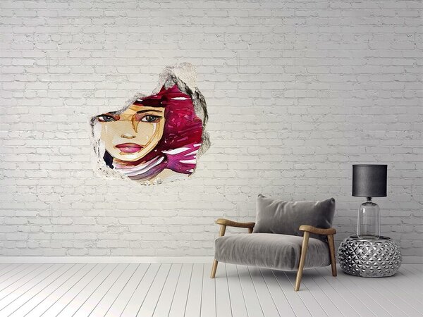 Díra 3D fototapeta nálepka Abstrakce žena nd-p-42914706