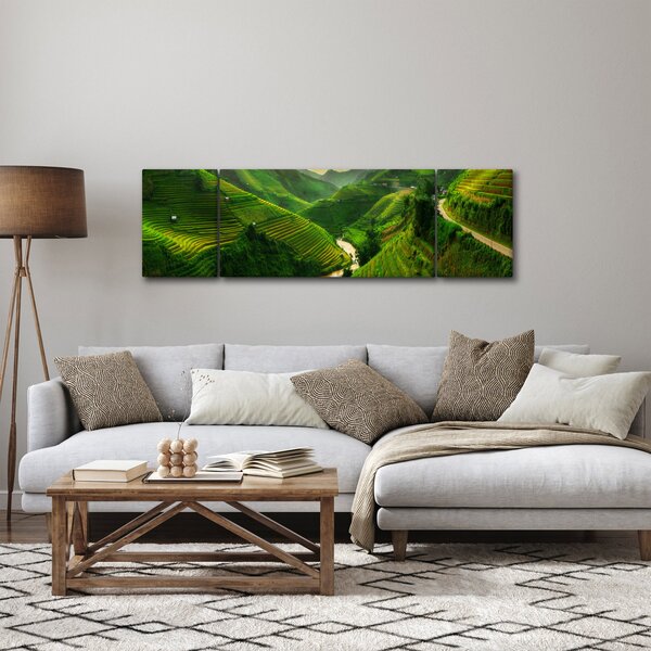 Obraz - Rýžové terasy Mu Cang Chai (170x50 cm)