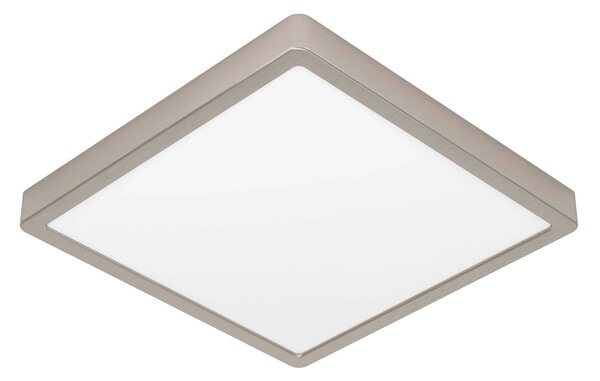 EGLO LED stropní stmívatelné osvětlení FUEVA 5, 20,5W, teplá bílá, 29x29cm, hranaté, stříbrné 900595