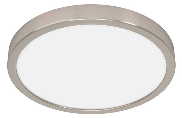 EGLO LED stropní stmívatelné osvětlení FUEVA 5, 20,5W, teplá bílá, 29cm, kulaté, stříbrné 900585