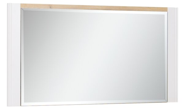 JUREK Zrcadlo - BERG 20, 97 x 52 cm, krém/zlatý dub