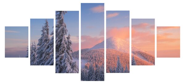 Obraz - Zimní krajina (210x100 cm)