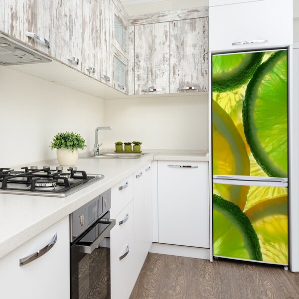 Foto nálepka na ledničku Limetka a citron FridgeStick-70x190-f-81010621