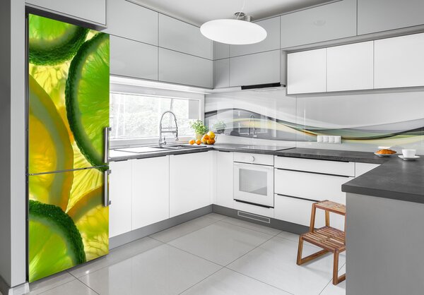 Foto nálepka na ledničku Limetka a citron FridgeStick-70x190-f-81010621