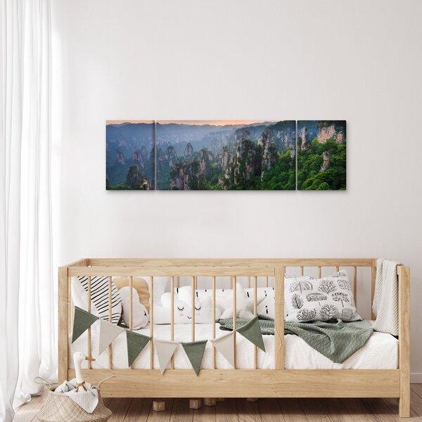 Obraz - Národní lesní park Zhangjiajie (170x50 cm)