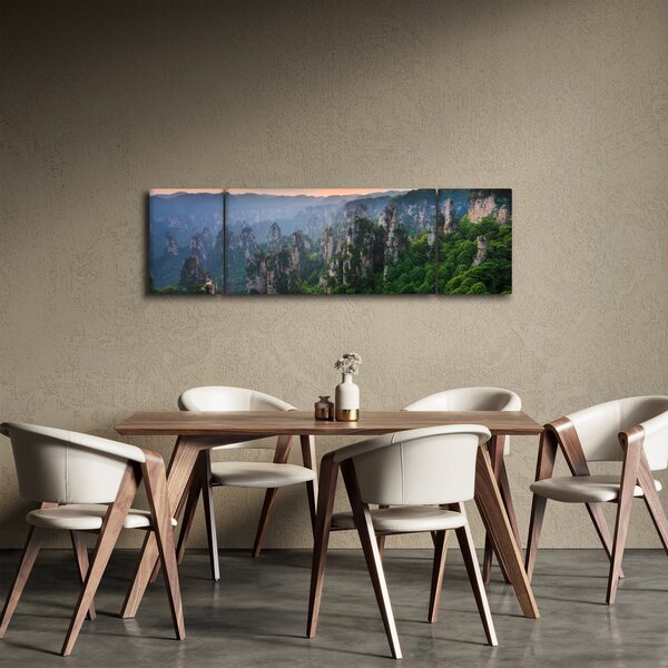 Obraz - Národní lesní park Zhangjiajie (170x50 cm)