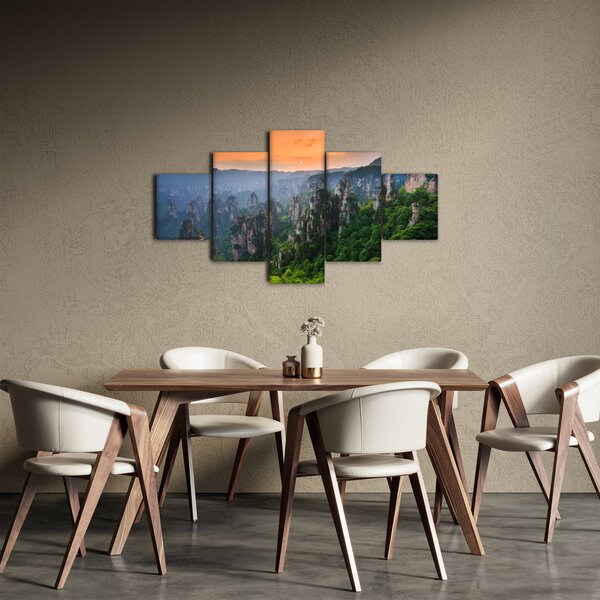 Obraz - Národní lesní park Zhangjiajie (125x70 cm)