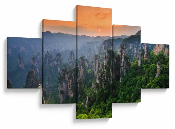 Obraz - Národní lesní park Zhangjiajie (125x70 cm)