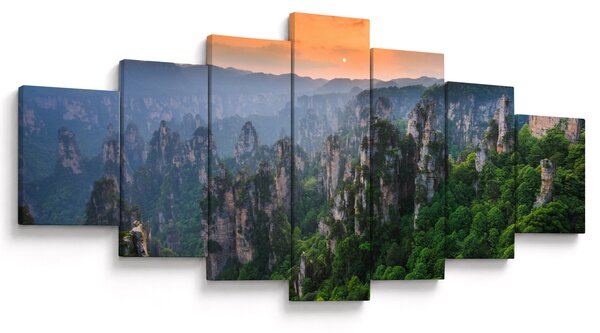Obraz - Národní lesní park Zhangjiajie (210x100 cm)