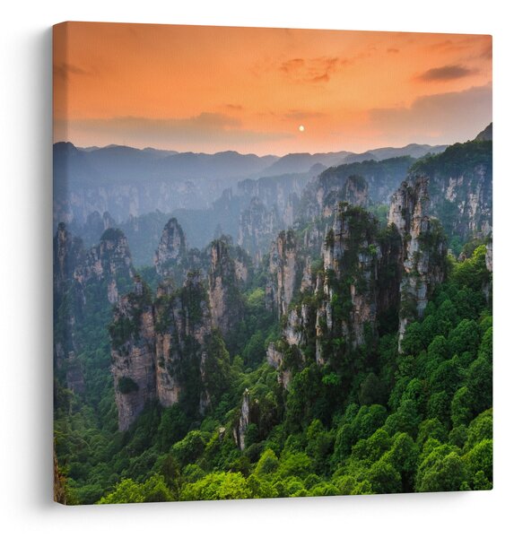 Obraz - Národní lesní park Zhangjiajie (30x30 cm)