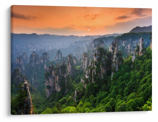 Obraz - Národní lesní park Zhangjiajie (70x50 cm)