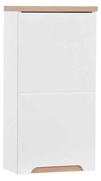 COMAD Horní závěsná skříňka - BALI 830 white, matná bílá/lesklá bílá/dub votan