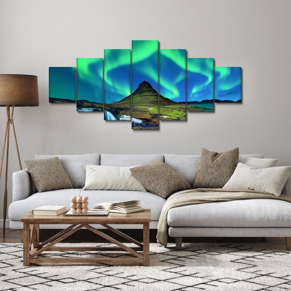 Obraz - Kirkjufell, Island (210x100 cm)