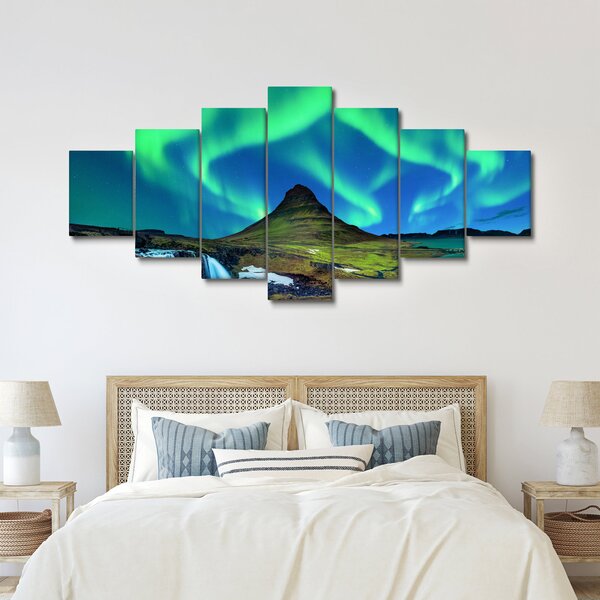 Obraz - Kirkjufell, Island (210x100 cm)