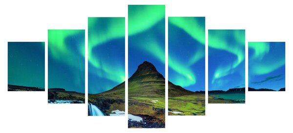 Obraz - Kirkjufell, Island (210x100 cm)