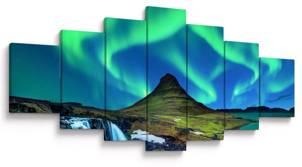 Obraz - Kirkjufell, Island (210x100 cm)