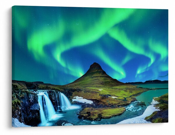Obraz - Kirkjufell, Island (70x50 cm)