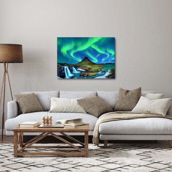 Obraz - Kirkjufell, Island (70x50 cm)