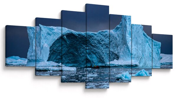 Obraz - Ledová jeskyně (210x100 cm)