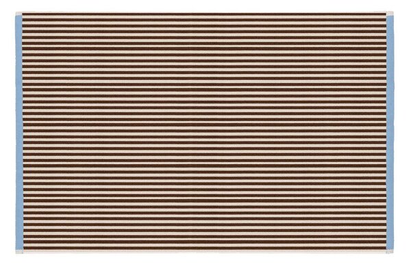 Hnědý/krémový froté bavlněný ručník 50x80 cm Gobo – noo.ma