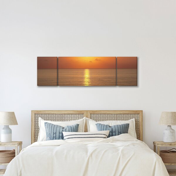 Obraz - Západ slunce nad oceánem (170x50 cm)