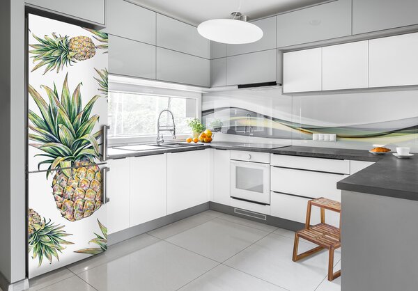 Nálepka na ledničku do domu Ananasy FridgeStick-70x190-f-81401502