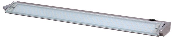 RABALUX Podlinkové osvětlení s vypínačem EASY LED, 5,4W, teplá bílá, 60cm, stříbrné 002368