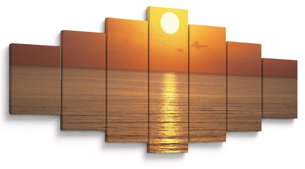 Obraz - Západ slunce nad oceánem (210x100 cm)