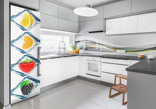 Nálepka na ledničku samolepící Ovoce a led FridgeStick-70x190-f-81551206