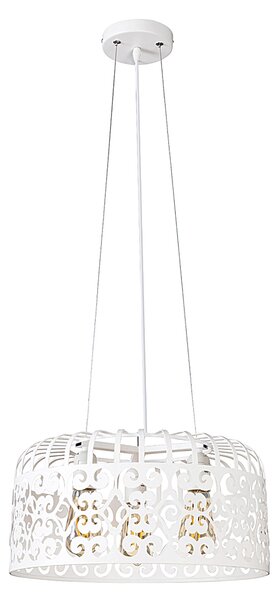 RABALUX Závěsný kovové svítidlo na lanku ALESSANDRA, bílý 002163