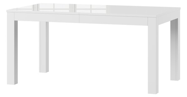 SZYNAKA Trendline Jídelní stůl rozkládací - VENUS, 160/206/253/300x90, lesklá bílá/matná bílá