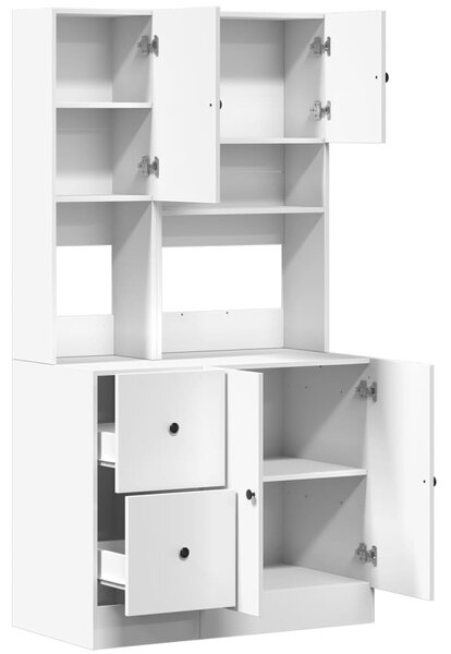 Kuchyňská skříňka bílá 95 x 50 x 180 cm kompozitní dřevo 3276532