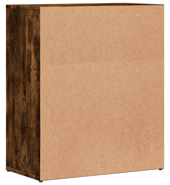 Příborníky 2 ks kouřový dub 60 x 31 x 70 cm kompozitní dřevo 3276543