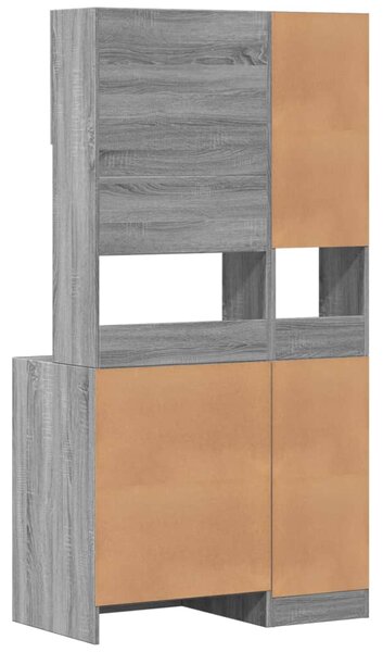 Kuchyňská skříňka šedá sonoma 95 x 50 x 180 cm kompozitní dřevo 3276537