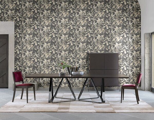Květiny, orchideje, listy - Luxusní vliesové tapety s vinylovým povrchem Z21842, Trussardi 5, Zambaiti Parati