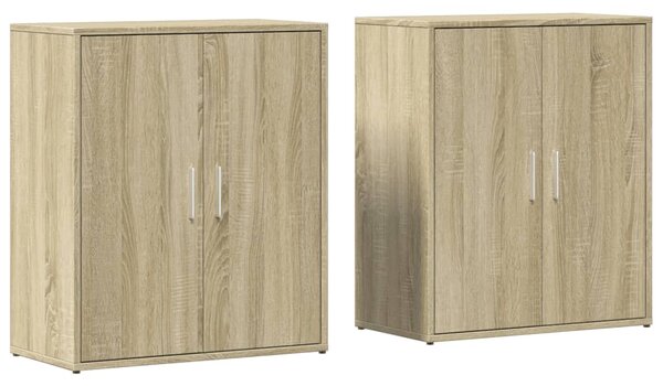 Příborníky 2 ks dub sonoma 60 x 31 x 70 cm kompozitní dřevo 3276541