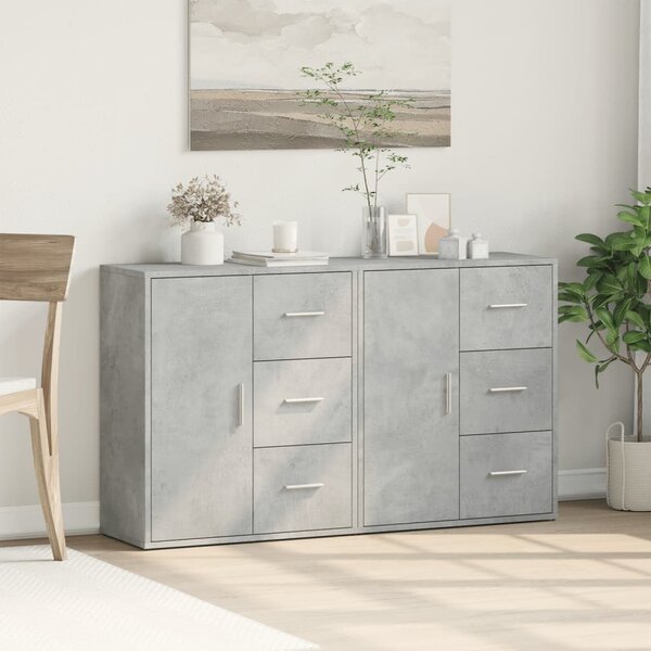 Příborníky 2 ks betonově šedé 60 x 31 x 70 cm kompozitní dřevo 3276556
