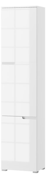 SZYNAKA Trendline Skříň - SELENE 13, lesklá bílá/matná bílá